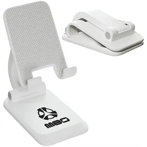 Durable Plastic Collapsible Phone Stand | https://www.bestnamebadges.com