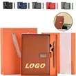 A5 Premium Notebook Set With Pen Artificial Leather Surface | https://www.bestnamebadges.com