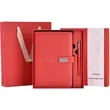 A5 Premium Notebook Set With Pen Artificial Leather Surface | https://www.bestnamebadges.com