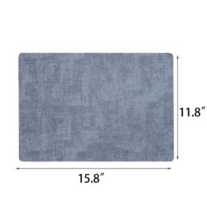Rectangular PU leather Table Mat