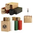 Kraft Paper Shopping Gift Retail Bags with Handles Bulk | https://www.bestnamebadges.com