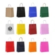 Kraft Paper Shopping Gift Retail Bags with Handles Bulk | https://www.bestnamebadges.com