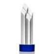 Overton Award - Blue | https://www.bestnamebadges.com