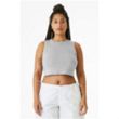 Bella + Canvas Ladies' Micro Rib Muscle Crop Tank | https://www.bestnamebadges.com