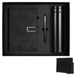 A5 Leather Notebook Thermos Bottle With Pen Set Gift | https://www.bestnamebadges.com