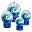 Surfside Award on Marvel Base - Blue | https://www.bestnamebadges.com