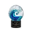 Surfside Award on Marvel Base - Black | https://www.bestnamebadges.com