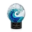 Surfside Award on Marvel Base - Black | https://www.bestnamebadges.com