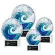 Surfside Award on Hancock Base - Clear | https://www.bestnamebadges.com