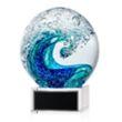 Surfside Award on Hancock Base - Clear | https://www.bestnamebadges.com