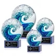Surfside Award on Hancock Base - Blue | https://www.bestnamebadges.com