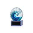 Surfside Award on Hancock Base - Blue | https://www.bestnamebadges.com