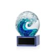 Surfside Award on Hancock Base - Blue | https://www.bestnamebadges.com