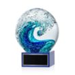 Surfside Award on Hancock Base - Blue | https://www.bestnamebadges.com