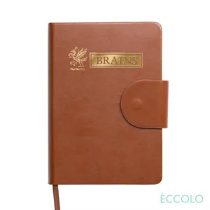 Eccolo® Foxtrot Flap Closure Journal | https://www.bestnamebadges.com