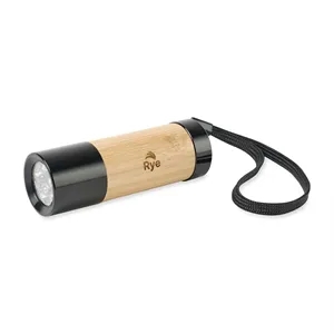 Mini LED Bamboo Flashlight | https://www.bestnamebadges.com