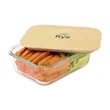 4 Cup Bamboo Storage Container | https://www.bestnamebadges.com