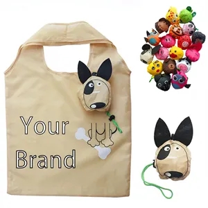 Cartoon Collapsible Reusable Grocery Shopping Tote Bag