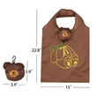 Cartoon Collapsible Reusable Grocery Shopping Tote Bag | https://www.bestnamebadges.com