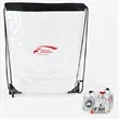 Plastic Waterproof Transparent Storage Shoe Bag Backpack | https://www.bestnamebadges.com