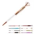 Diamond-Shaped Metal Retractable Ballpoint Pen | https://www.bestnamebadges.com