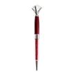 Diamond-Shaped Metal Retractable Ballpoint Pen | https://www.bestnamebadges.com