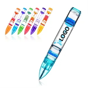 Liquid-Filled Bubble Ballpoint Pen