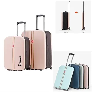 20-Inch Expandable Suitcase Luggage With Wheels Rolling
