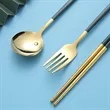 Travel Portable Stainless Steel Cutlery Three-Piece Set | https://www.bestnamebadges.com
