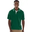 Men's Color Blocked Wicking Polo | https://www.bestnamebadges.com