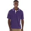 Men's Color Blocked Wicking Polo | https://www.bestnamebadges.com