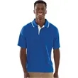 Men's Color Blocked Wicking Polo | https://www.bestnamebadges.com