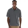 Men's Color Blocked Wicking Polo | https://www.bestnamebadges.com