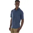 Men's Space Dye Performance Polo | https://www.bestnamebadges.com