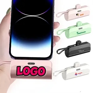 5000mAh Mobile Holder Stands Charger Mini Capsule Power Bank