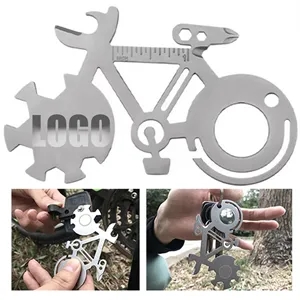 Stainless Steel Mini Portable EDC Bicycle Tool Card