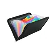 13 Pockets Expandable File Folder With Rainbow Labels | https://www.bestnamebadges.com