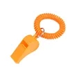 Plastic Whistle With Spring Wristband | https://www.bestnamebadges.com