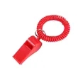 Plastic Whistle With Spring Wristband | https://www.bestnamebadges.com