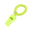 Plastic Whistle With Spring Wristband | https://www.bestnamebadges.com