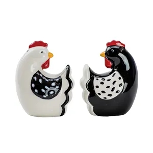 Ceramic Salt and Pepper Shakers Set