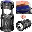 Folding Portable LED Horse Lantern Camping Solar USB | https://www.bestnamebadges.com