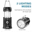 Folding Portable LED Horse Lantern Camping Solar USB | https://www.bestnamebadges.com