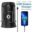 Folding Portable LED Horse Lantern Camping Solar USB | https://www.bestnamebadges.com