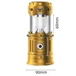 Folding Portable LED Horse Lantern Camping Solar USB | https://www.bestnamebadges.com