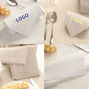 Custom Reusable Premium Quality Linen Napkins