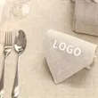 Custom Reusable Premium Quality Linen Napkins | https://www.bestnamebadges.com