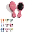 Custom Mini Dry/Wet Hair Travel Detangling Brush | https://www.bestnamebadges.com