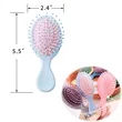 Custom Mini Dry/Wet Hair Travel Detangling Brush | https://www.bestnamebadges.com