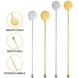 Custom Stainless Steel Cocktail/Coffee Swizzle Stick Stirrer | https://www.bestnamebadges.com